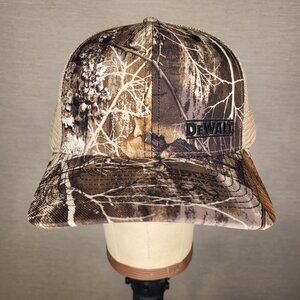 DeWalt Wallace Camo Realtree EDGE Trucker's Cap Snapback Mesh Ball Cap